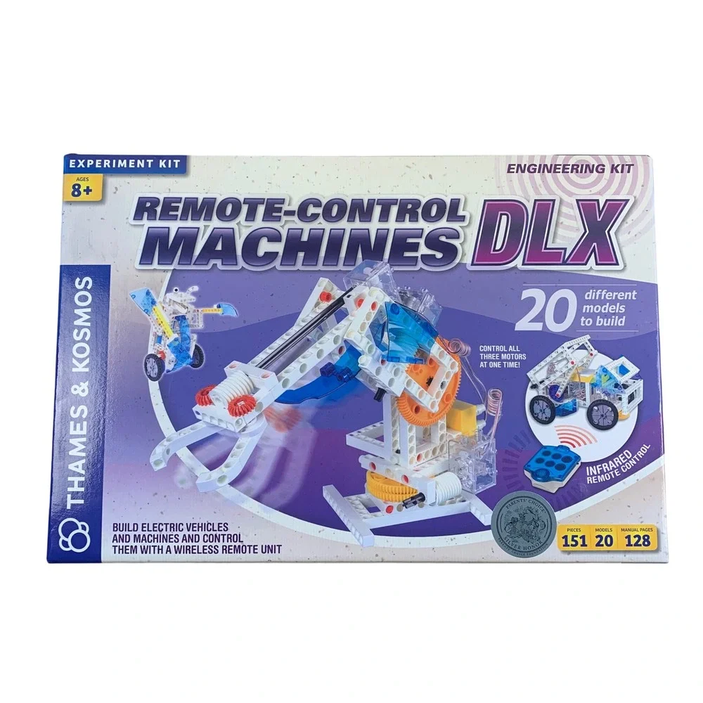 Thames Kosmos Remote Control Machines DLX Engineering Kit RC Robot Set 20 Models